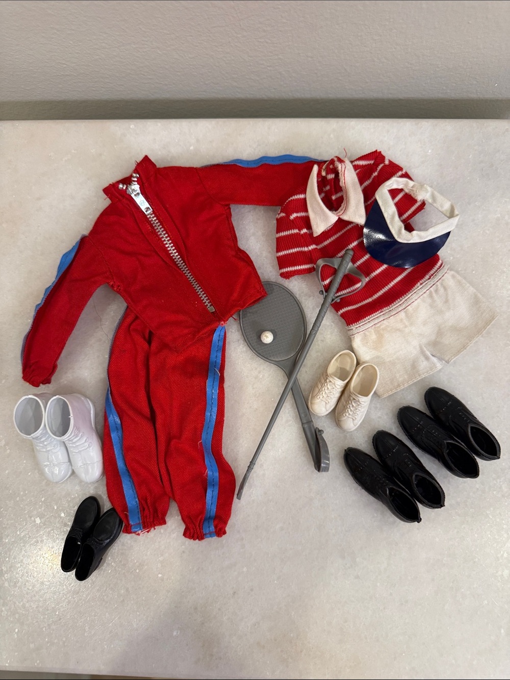 Vintage 1970’s Barbie Ken Sports Clothes